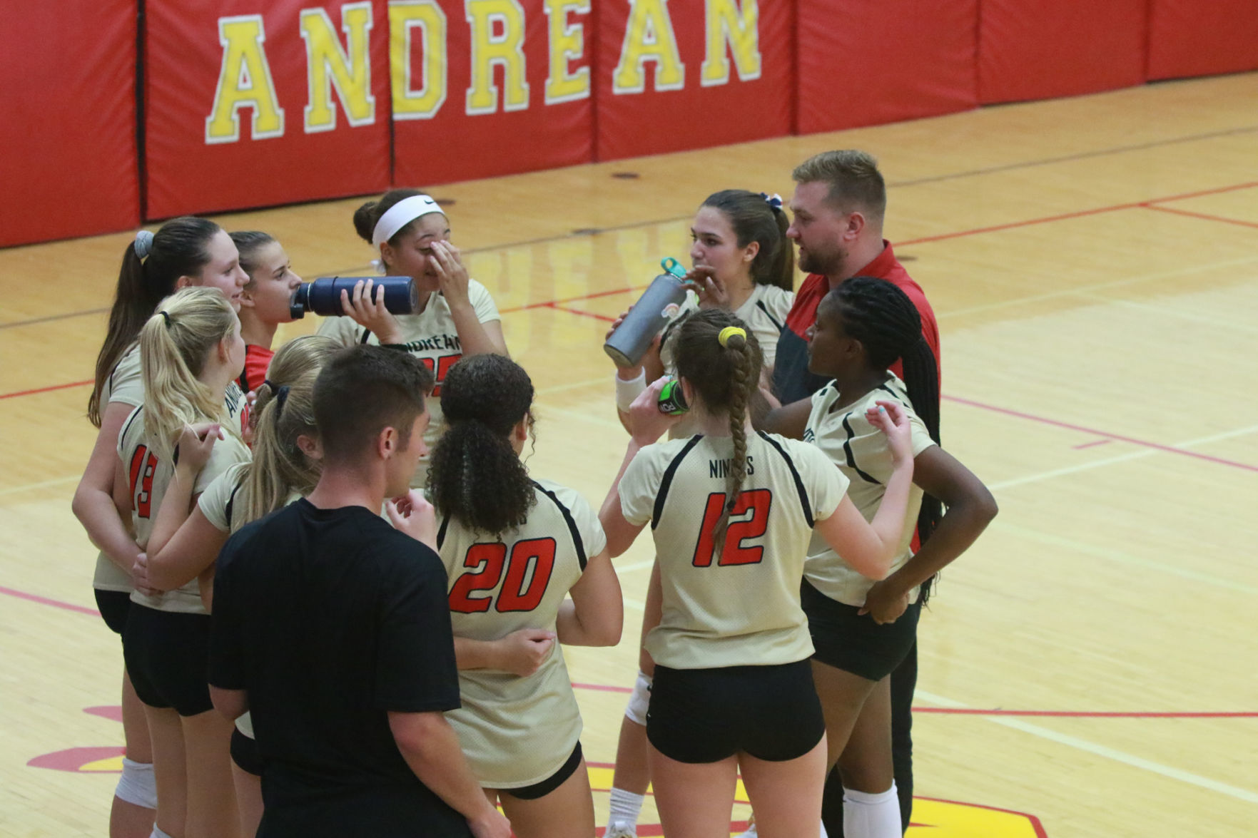 Gallery: Girls volleyball - Wheeler at Andrean
